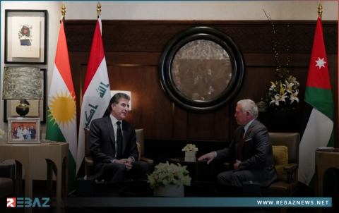 فحوى اجتماع رئيس إقليم كوردستان وملك الأردن 