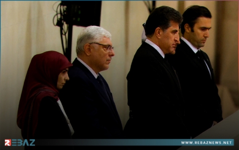 نيجيرفان بارزاني يعزي الملك تشارلز الثالث خلال مشاركته في وداع الملكة