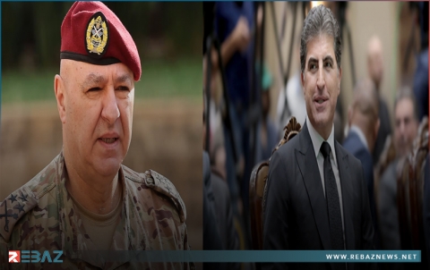 نیجیرفان بارزاني يهنئ جوزيف عون بمناسبة انتخابه رئيساً للبنان