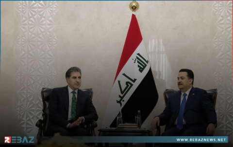 رئیس إقلیم كوردستان یجتمع مع رئيس مجلس وزراء العراق الاتحادي
