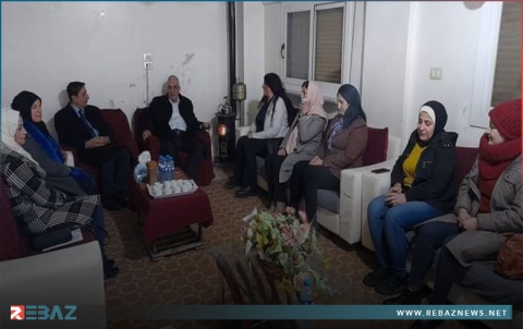 وفد من الوطني الكوردي برئاسة سعود الملا يزور مكتب المرأة والطفولة في قامشلو