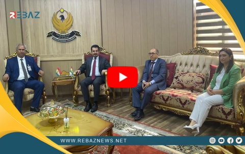 وفد من ممثلية إقليم كوردستان لـENKS يلتقي مدير مكتب وزير الداخلية لحكومة إقليم كوردستان