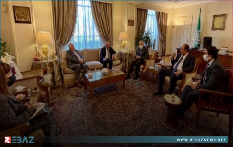 وفد من جبهة السلام والحرية يلتقي مع  الأمين العام لجامعة الدول العربية