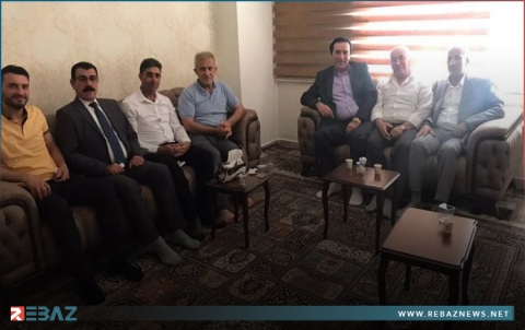 بمناسبة عيد الاضحى .. وفد من تنظيم زاخو للـ PDK-S يزور عوائل الشهداء