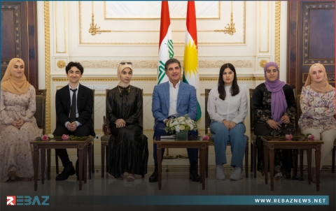 رئيس إقليم كوردستان يستقبل الطلبة الأوائل على الإقليم وذويهم