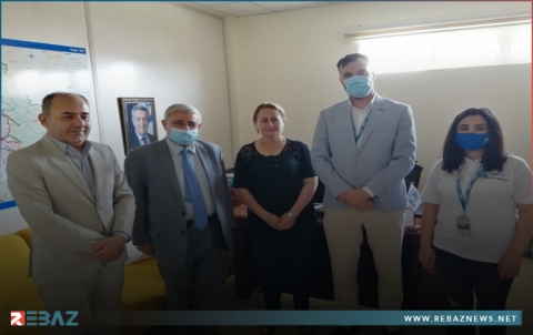 بمناسبة يوم اللاجئ العالمي... وفد من ممثلية اقلیم کوردستان یزور مقر هیئە الامم المتحدە في هولير