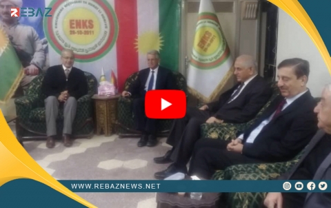 ENKS pêşwazî li şandekê ji partiya Yekîtiya Siryanî li Qamişlo kir