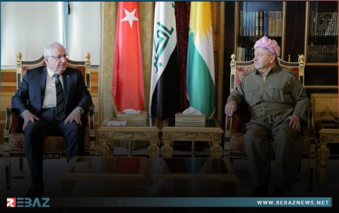 الرئيس بارزاني يستقبل وزير الدفاع التركي