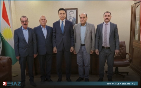 وفد من ممثلية إقليم كوردستان لـENKS يزور قائمقام أربيل