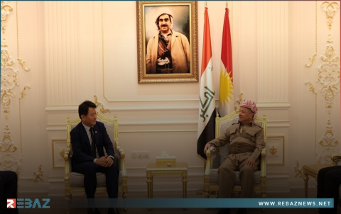 الرئيس بارزاني يستقبل القنصل العام لكوريا الجنوبية في أربيل 