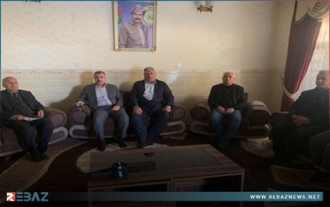 وفد من الكوردستاني - سوريا يزور عائلة الشهيد نصرالدين برهك في أربيل