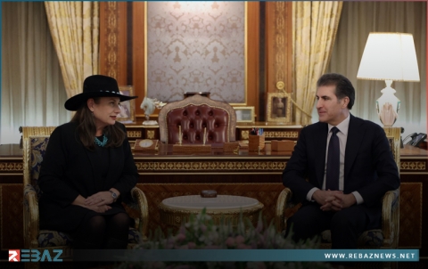 نيجيرفان بارزاني وغويندلِن غرين يناقشان الأوضاع في سوريا