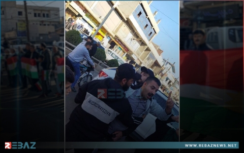 كركي لكي.. هجـ.ـوم أحد عناصر PYD على الجماهير المحتفلة بيوم العلم الكوردستاني