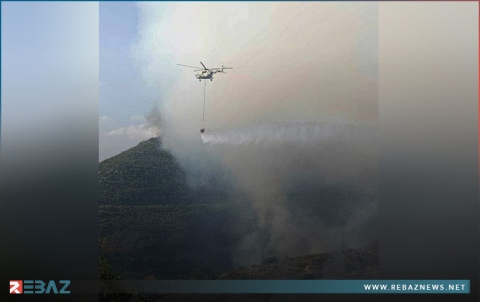 حرائق في طرطوس واستعانة بالمروحيات للسيطرة عليها