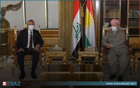الرئيس بارزاني خلال استقباله وفد CHP: قدر شعوب المنطقة هو التعايش