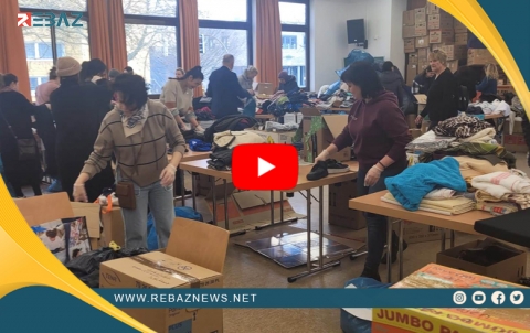 Elmaniya.. Revenda Kurdî 80 Ton kelûpel bo ziyandîtiyên Efrîn û Cindirêsê kom kirin