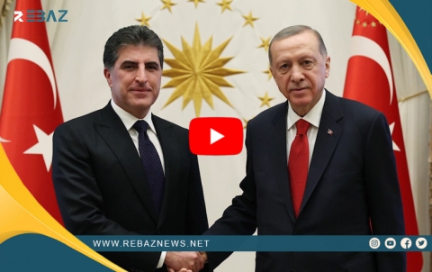 Erdogan pêşwazî li Nêçîrvan Barzanî li koşka serokatiya Turkî kir
