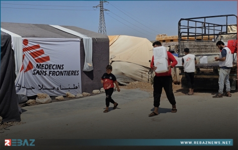 أطباء بلا حدود توزّع سلال نظافة على النازحين في إدلب