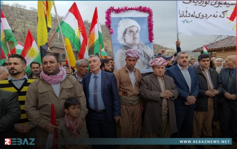 منظمتا هولير ومحيطها لـ PDK-S تزوران مزار الخالدين في بارزان وتجددا العهد بالسير على نهج البارزاني الخالد