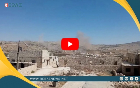 Rêjîma Sûrî gundewarê Helebê topbaran dike