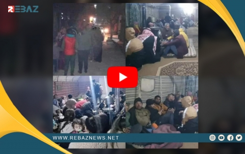 Xelkê bajarê Kobanê ji tirsa Erdhejê li derve raketin
