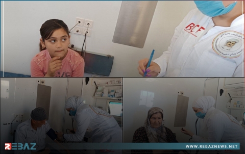 في يوم واحد.. بارزاني الخيرية تقدم المساعدات الطبية لأكثر من 150 مريضاً في قرى عفرين