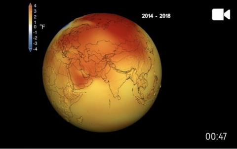 أعلى درجات حرارة الأرض منذ 138 عاماً