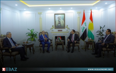 وفد من المجلس الوطني الكوردي يجتمع مع محافظ أربيل