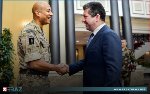 بارزاني يستقبل نائب القائد العام لقوات التحالف الدولي في العراق وسوريا