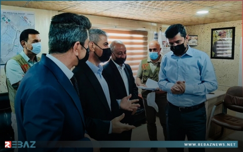 وفد من قيادة الحزب الديمقراطي الكوردستاني - سوريا يزور مخيم شاريا في دهوك