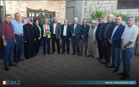 ديرك.. وفد من الكوردستاني- سوريا يزور عائلة البيشمركة الراحل أحمد يوسف عمر 