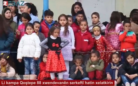 تكريم 88 طالب وطالبة في مخيم قوشتبه / هولير