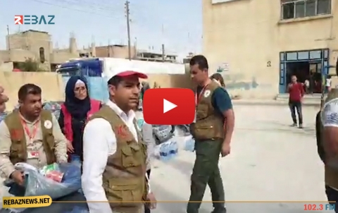 بقرار من الرئيس بارزاني .. قافلة مساعدات للبارزاني الخيرية  تصل كوردستان سوريا