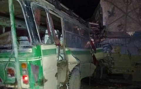 حادث مروري على طريق قامشلو - الحسكة