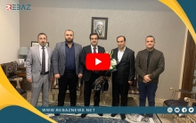 وفد من إعلام PDK-S في إقليم كوردستان برئاسة خالد علي يقدم التهنئة لآري نانه كلي