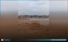 السيول تقطع الطريق بين سوريا والعراق 