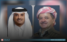 الرئيس بارزاني وأمير دولة قطر يؤكدان على منع اندلاع مواجهات بين العرب والكورد في سوريا 