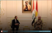 الرئيس بارزاني يستقبل القنصل العام البريطاني في أربيل 