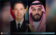 محمد بن سلمان و الأميرال براد كوبر يبحثان التطورات الإقليمية