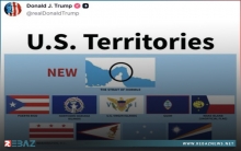 ترامب ينشر صورة للأقاليم التابعة لأمريكا ضمنها 
