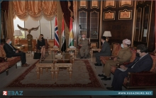 الرئيس بارزاني وسفيرة النرويج لدى بغداد يبحثان الانتخابات العراقية المبكرة