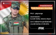 الذكرى السنوية الخامسة لإستشهاد البيشمركة الشهيد بهرم مراد سليمان