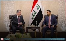 مسرور بارزاني يعقد اجتماعا مع علي الزيدي في بغداد 