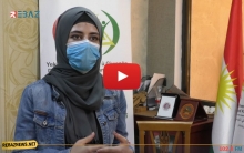 إليسا حاجو - عضو فرع إقليم كوردستان لإتحاد الطلبة والشباب
