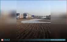 قافلة تابعة للأمم المتحدة مكونة من 24 شاحنة تصل كوباني 