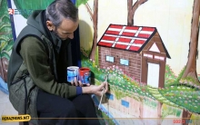  تركيا.. لاجئ سوري يرسم لنسيان مرضه بالسرطان