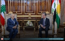 مسرور بارزاني یستقبل غسان سلامة وزير الثقافة اللبناني