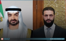أحمد الشرع ومحمد بن زايد آل نهيان يجريان اتصالا هاتفيا 