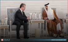 رئيس حكومة إقليم كوردستان يقدم واجب العزاء لأمير دولة قطر بوفاة والده 