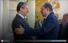 مسرور بارزاني يهنئ نوري المالكي بمناسبة ترشيحه لمنصب رئيس مجلس الوزراء الاتحادي